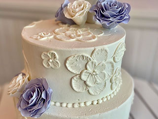 Little Flour Custom Wedding Cakes 11